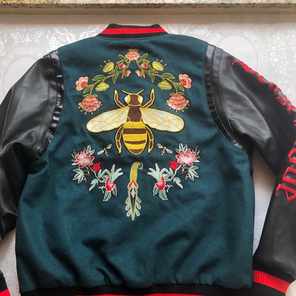 Hudson Outerwear Other - Hudson Outerwear Bomber Jacket Black/Green Winter Coat Men’s Size XL Embroidered